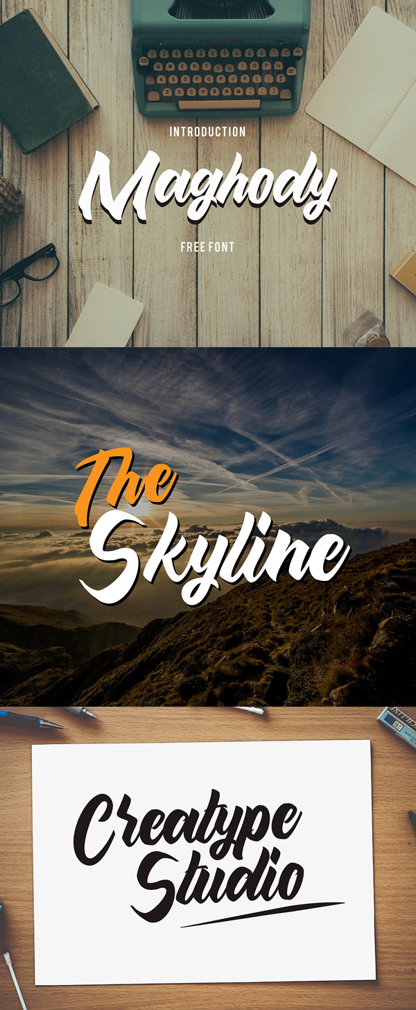 Maghody Script Free Font Maghody Script Free Font