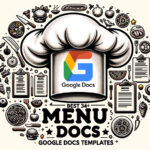 Menu Google Docs Templates