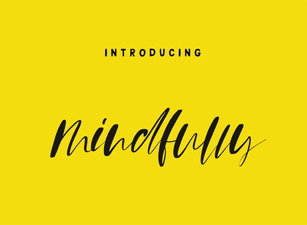 Mindfully Free Font Mindfully Free Font