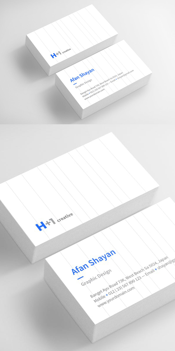 Minimalist Business Card Design