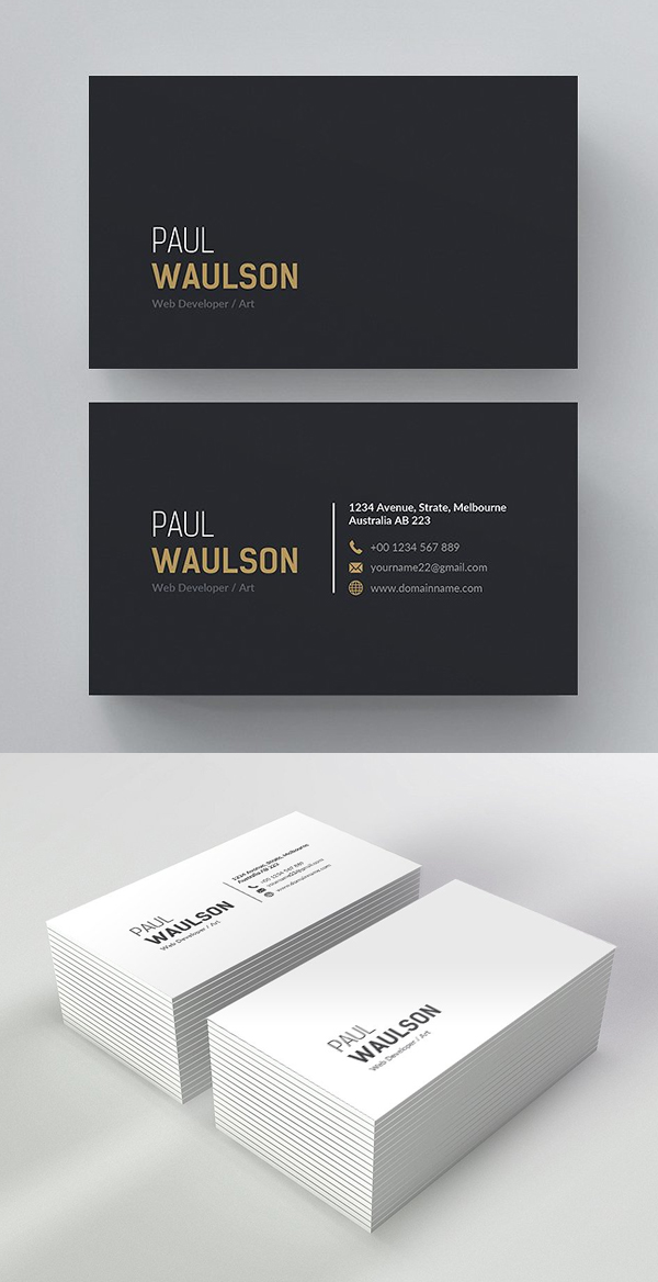 Clean Multipurpose Business Card Template
