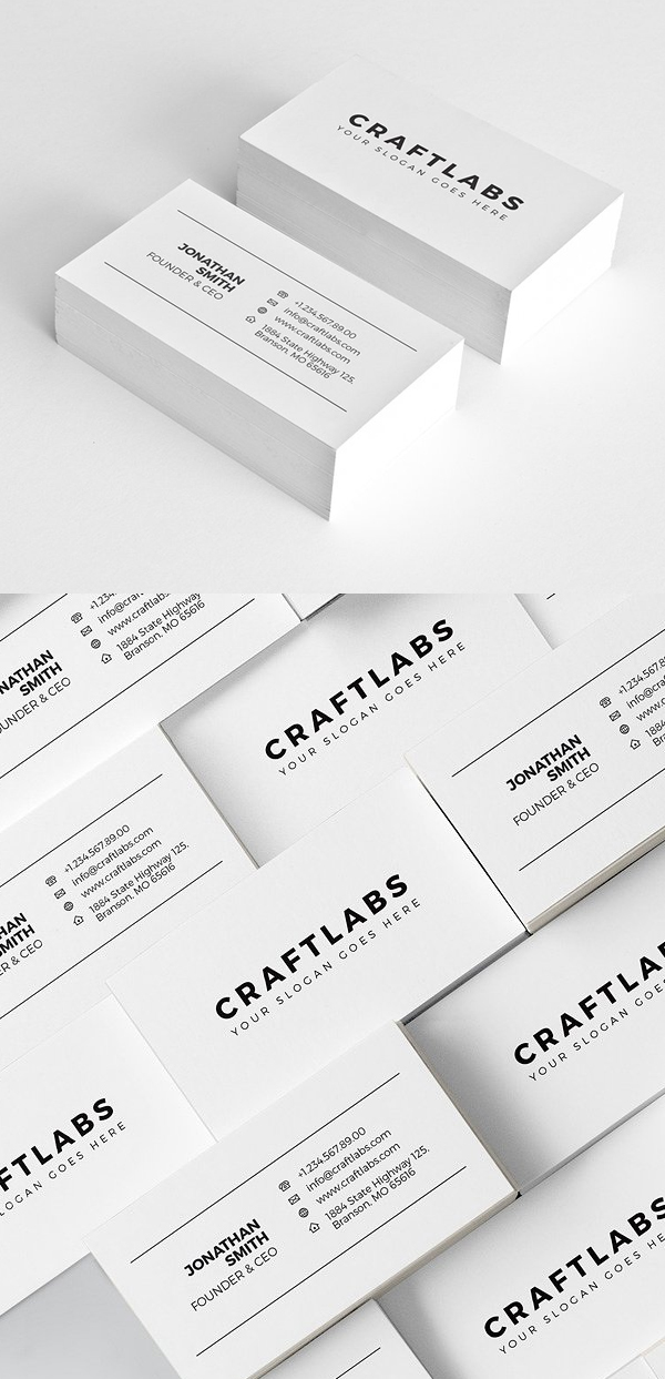 Simple Minimal Business Card
