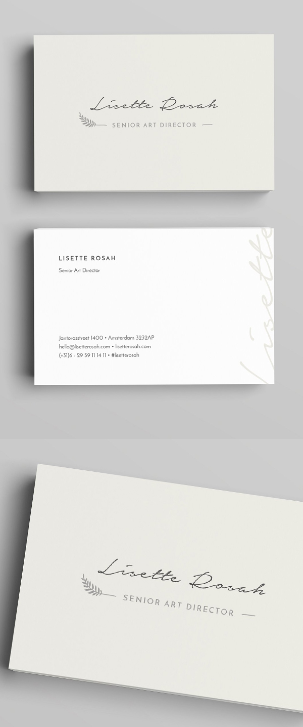 Elegant Business Card Template