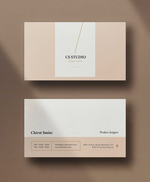 Minimal Business Card Design
