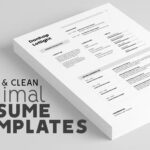 Minimal CV Resume Templates