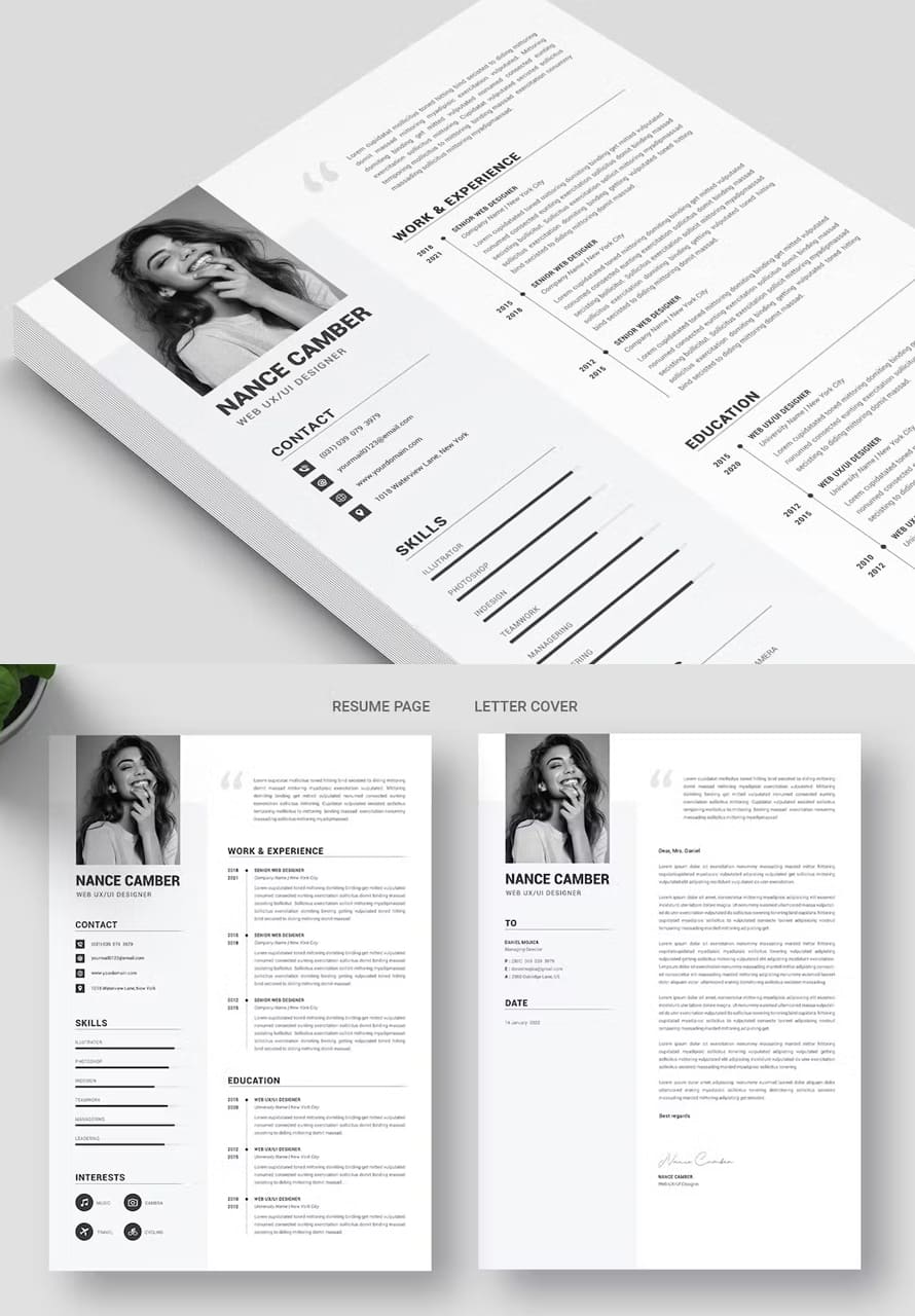 Modern Minimal Resume Template
