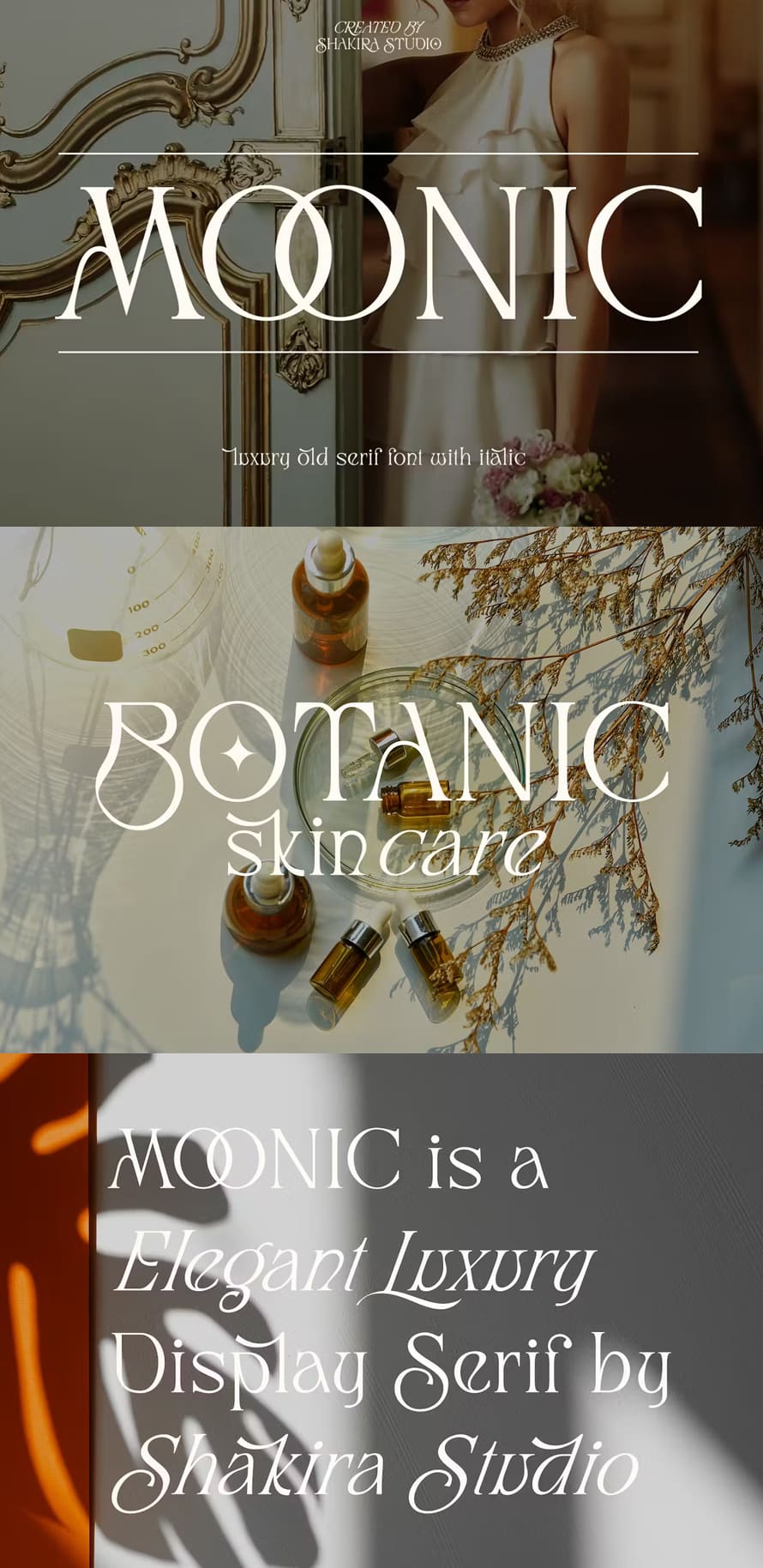 Moonic Luxury Serif Font