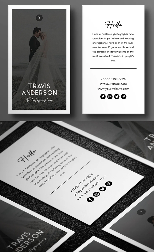 Wedding Photography Business Card