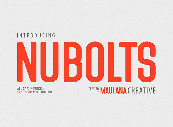 Nubolts Rounded Sans Family Font