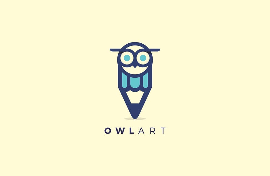 Owl Art Logo Design by ansgrav
