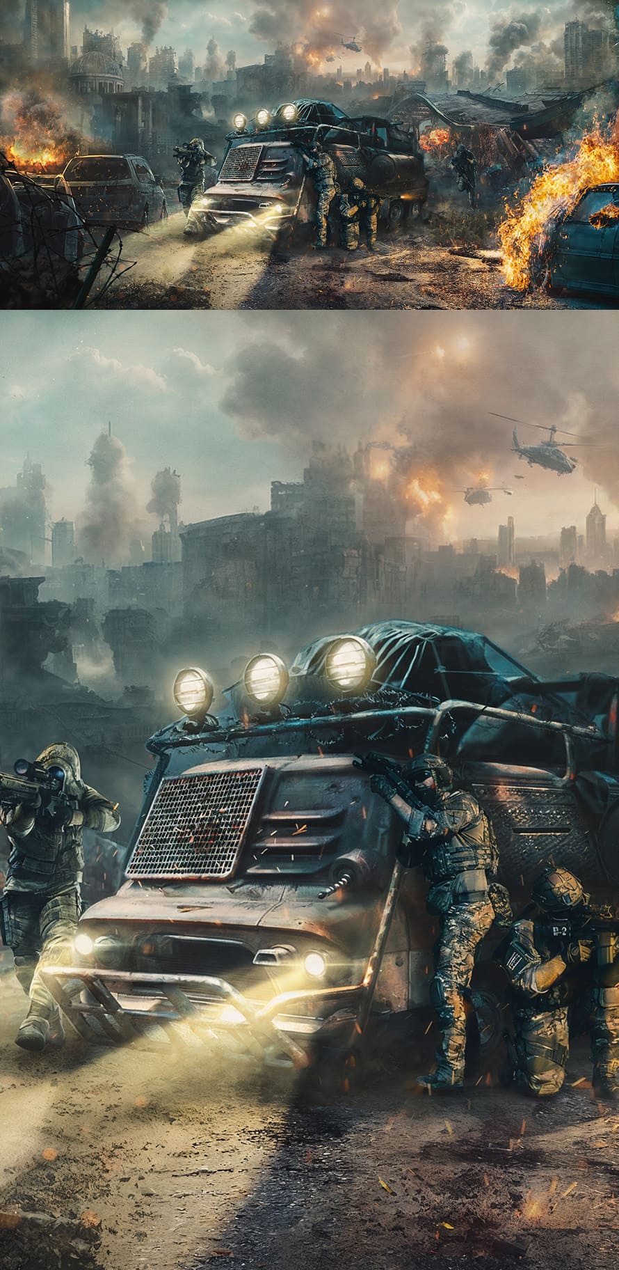 The Last Stand | Photo Manipulation by Ahmed Elnakeb