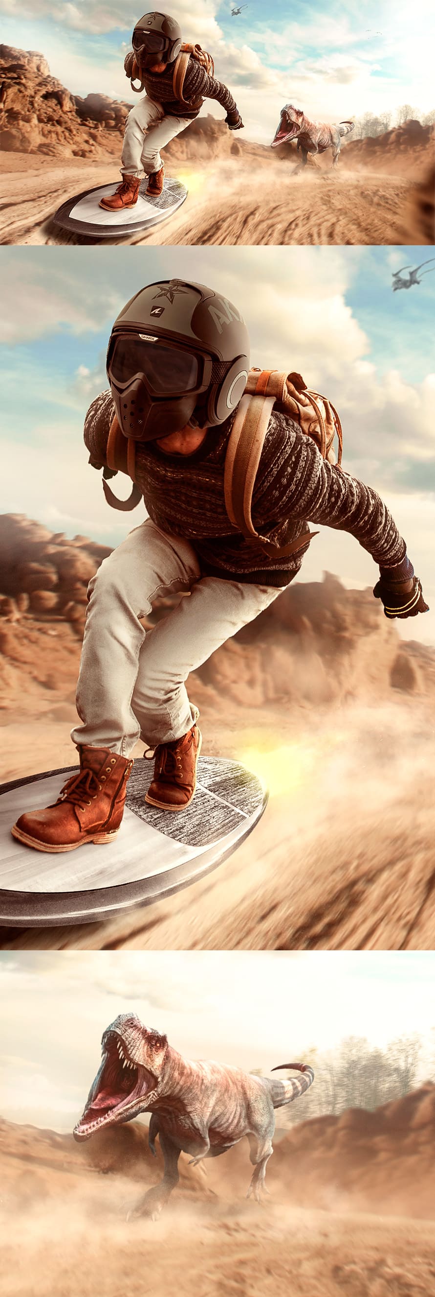 Explorer Surfer Jackuse Photo Manipulation by Pedro Santana