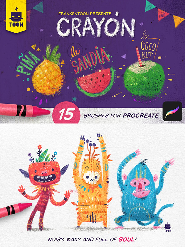 Crayon - Procreate Brush Pack