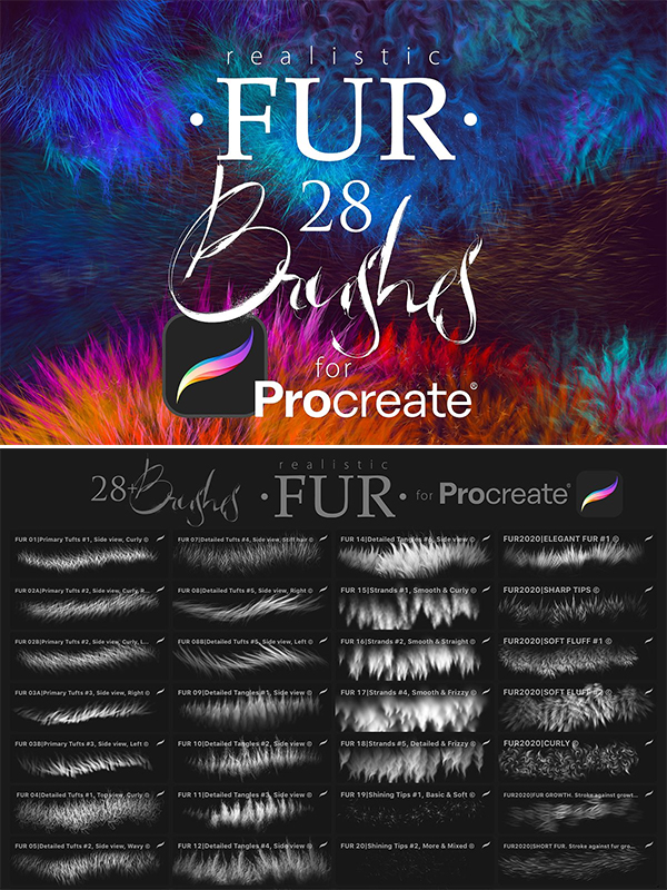 Realistic FUR Brushes