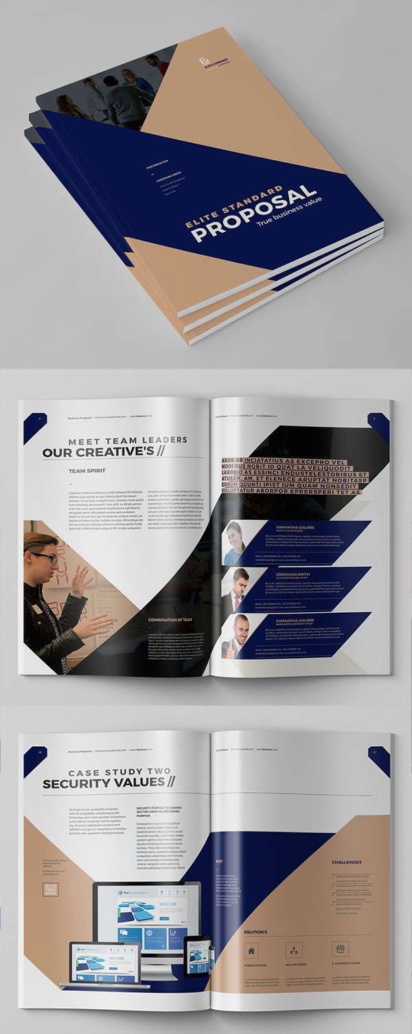 Clean Business Proposal Template