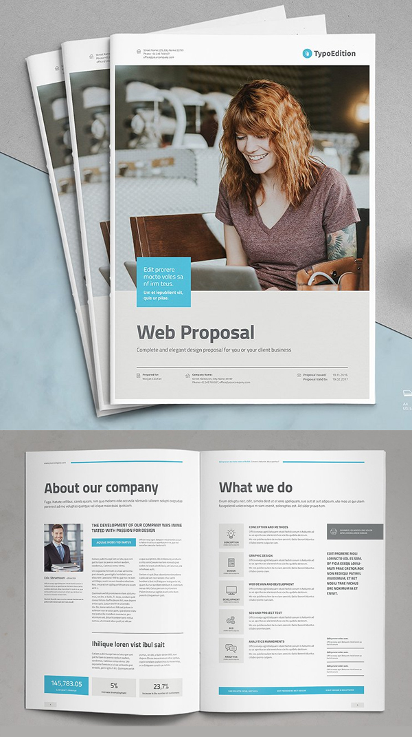 Creative Website Proposal Brochure Template