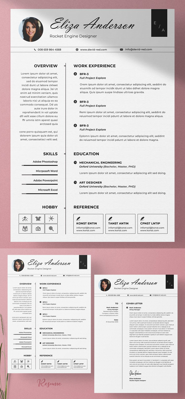 Classic Resume / CV Word Design