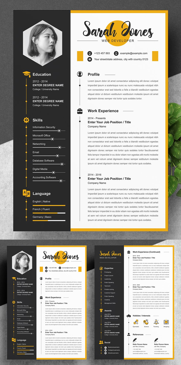 Best Professional Creative Resume / CV