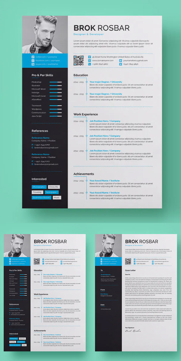 Clean Resume / CV Template