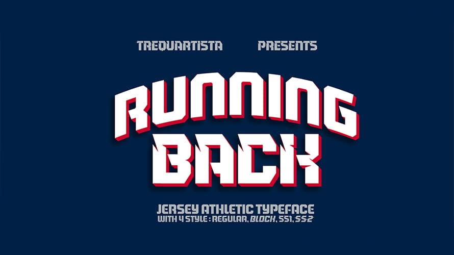 Running Back Free Font