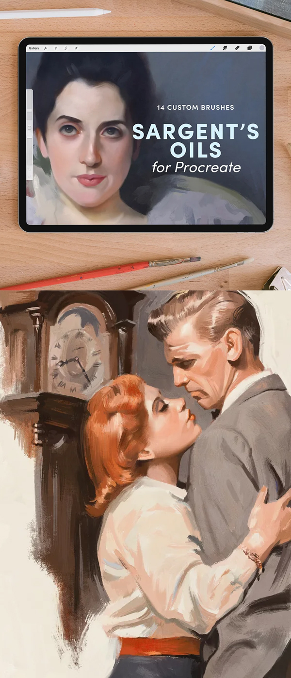 Sargent's Oils – Procreate Brushes