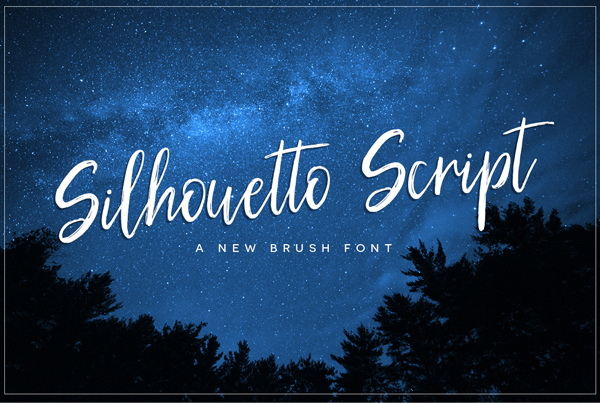 Silhouetto Script Free Font Silhouetto Script Free Font