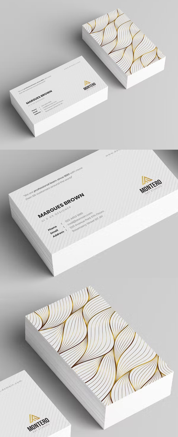 Unique Style Business Card Template