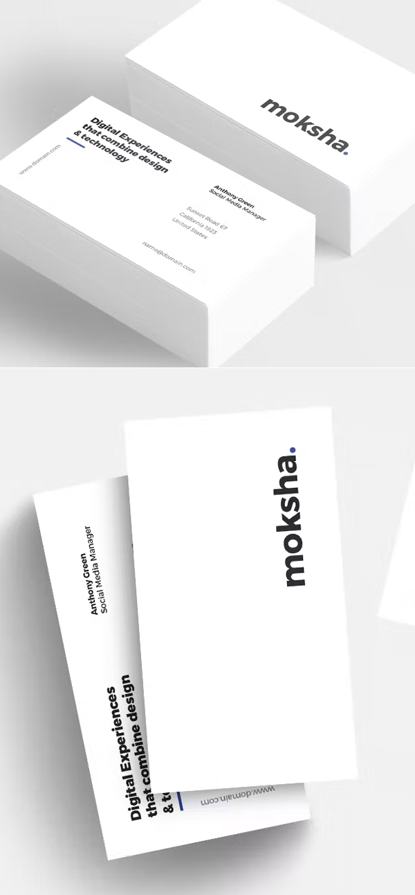 Minimal Corporate Business Card Template