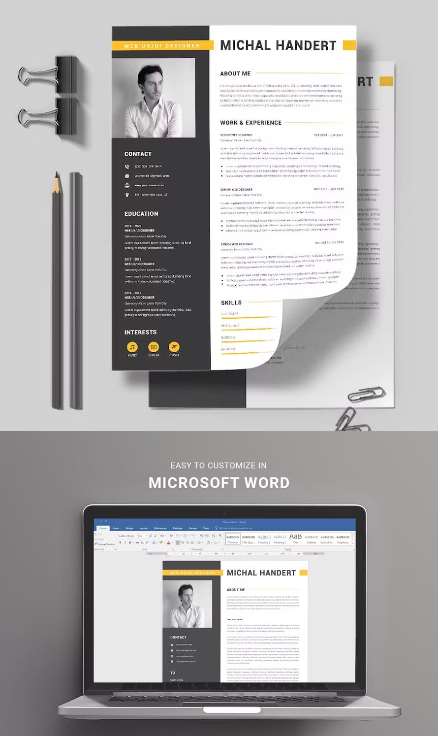 Simple Minimal Resume Template
