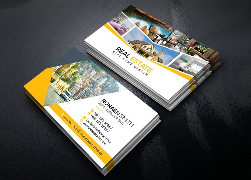 Simple Real Estate Business Card