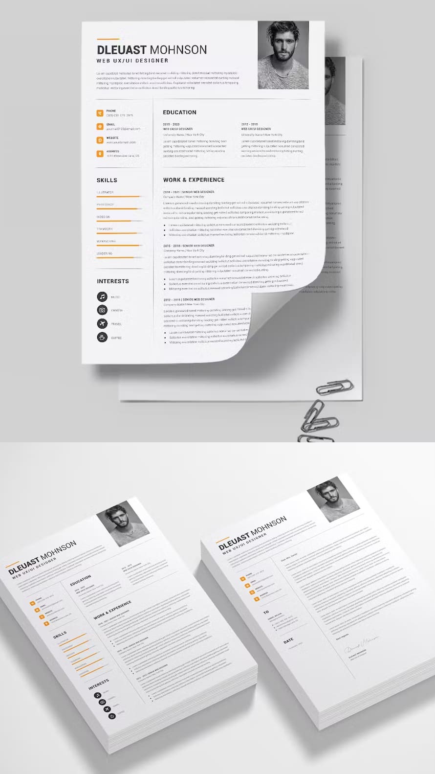 Simplest Minimal Resume Template