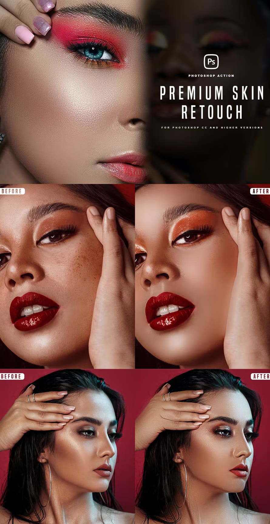 Skin Retouch Photoshop Action