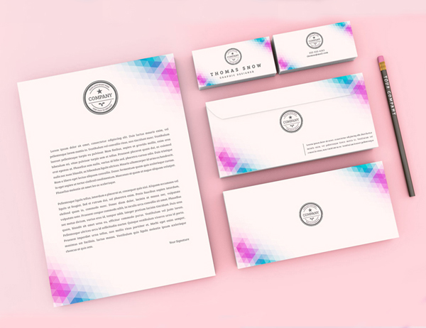 Free Modern Stationary Kit Mockup Free Modern Stationary Kit Mockup