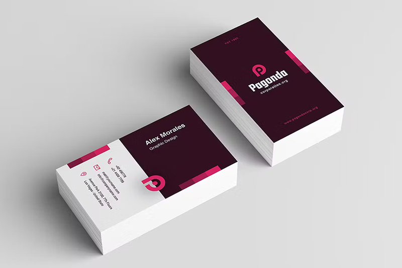 Pagonda Business Card Design