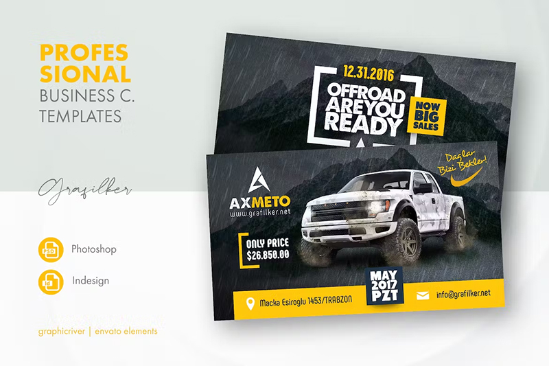 Off-Road Adventure Business Card Template