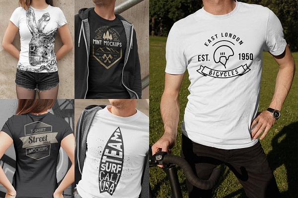 T-Shirt Mockups Street Edition Font