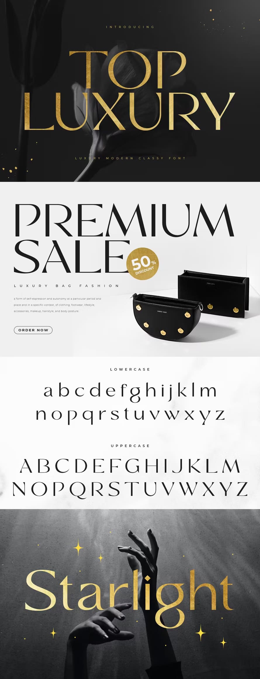 Top Luxury Modern Classy Font