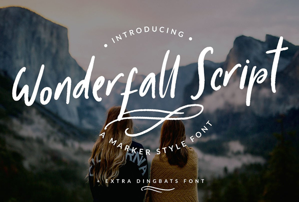 Wonderfall Script Free Font Wonderfall Script Free Font