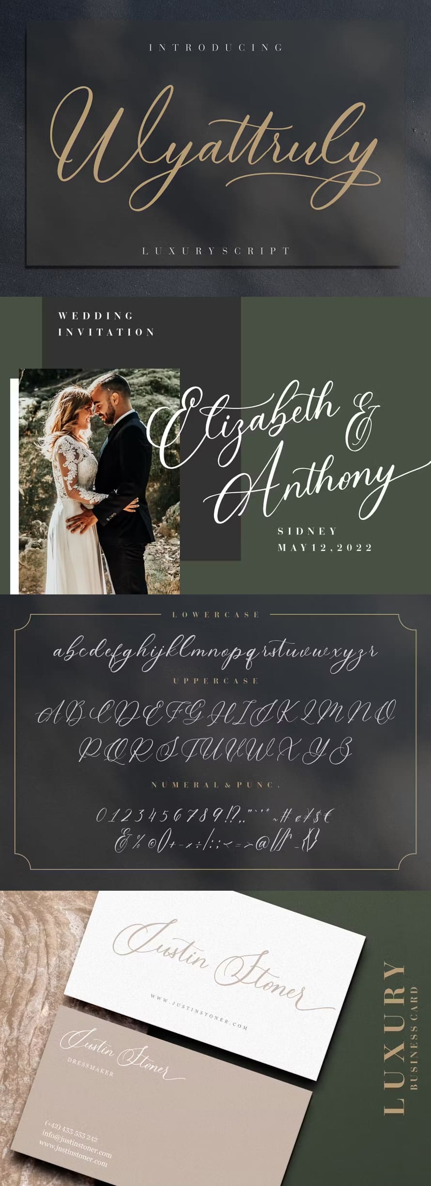 Wyattruly Luxury Script